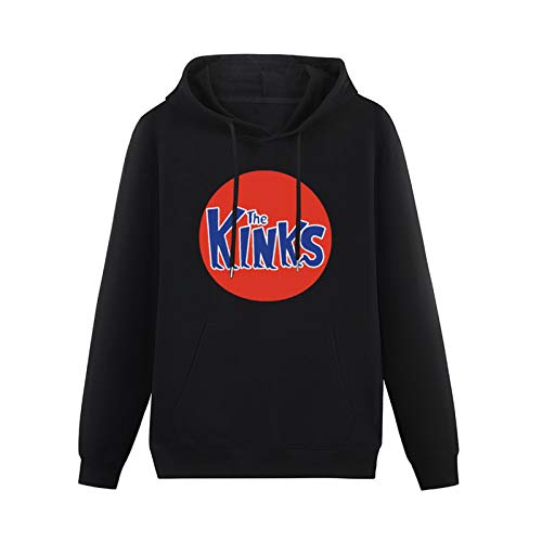 BLUE CAPTAIN The Kinks Hoodies Long Sleeve Pullover Loose Hoody Sweatershirt Black M von BLUE CAPTAIN