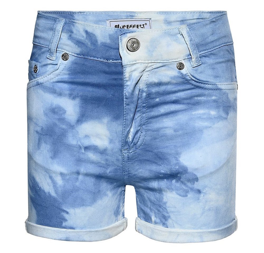 BLUE EFFECT Jeansshorts Jeans-Shorts Batik-Optik von BLUE EFFECT