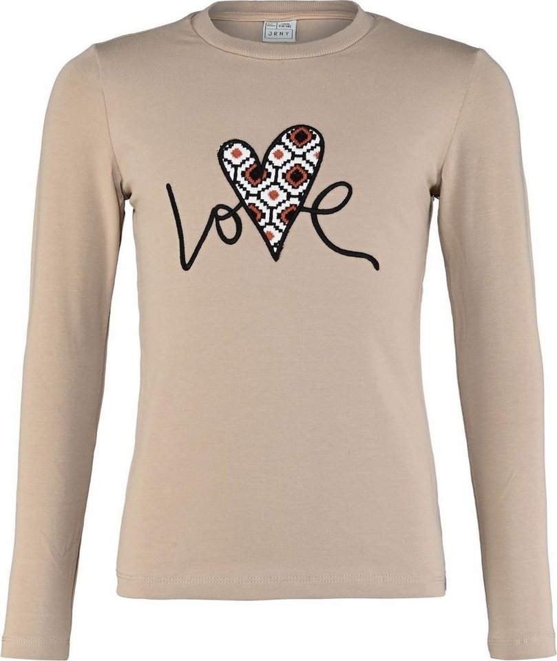 BLUE EFFECT Langarmshirt Blue Effect Mädchen Langarmshirt T-Shirt Langarm Herz Love Macciato (1-tlg) von BLUE EFFECT