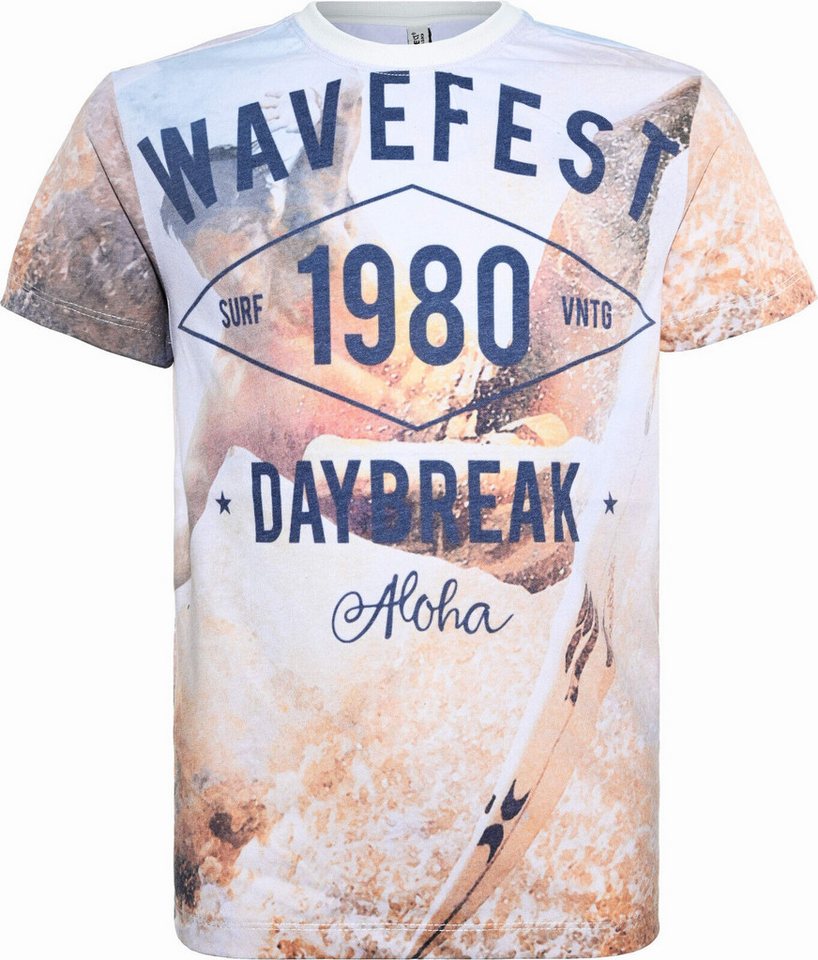 BLUE EFFECT T-Shirt Blue Effect® Jungen T-Shirt Wavefest von BLUE EFFECT