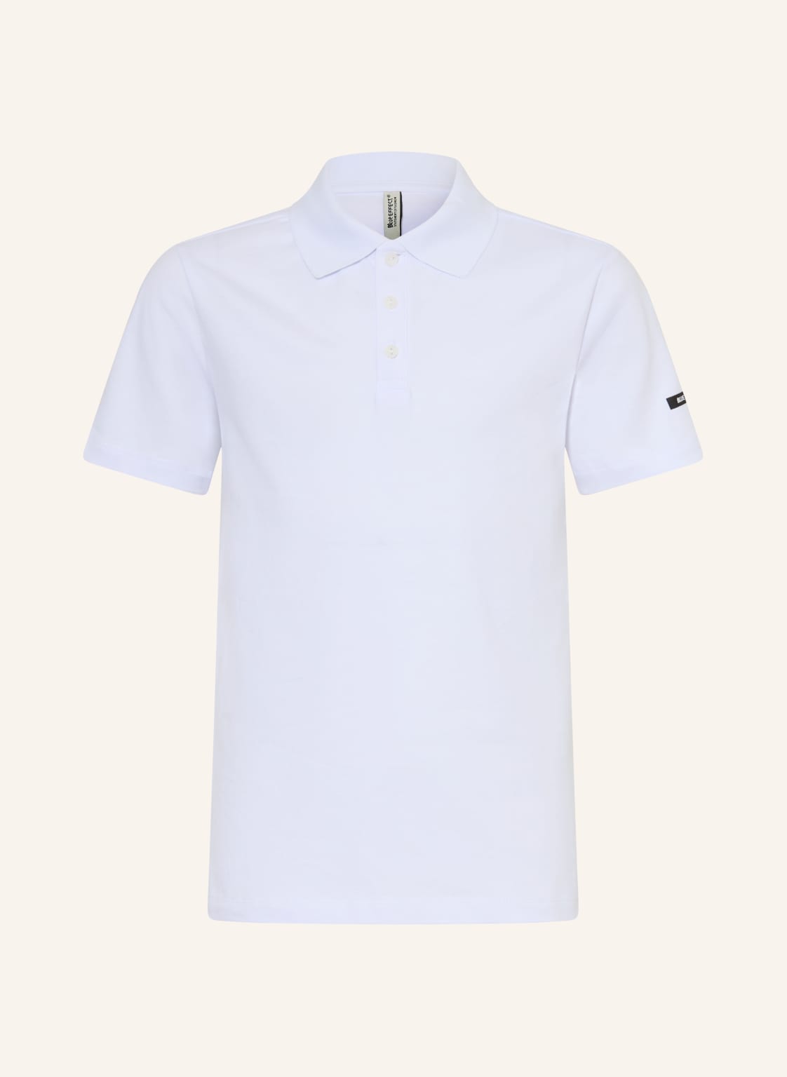 Blue Effect Piqué-Poloshirt weiss von BLUE EFFECT