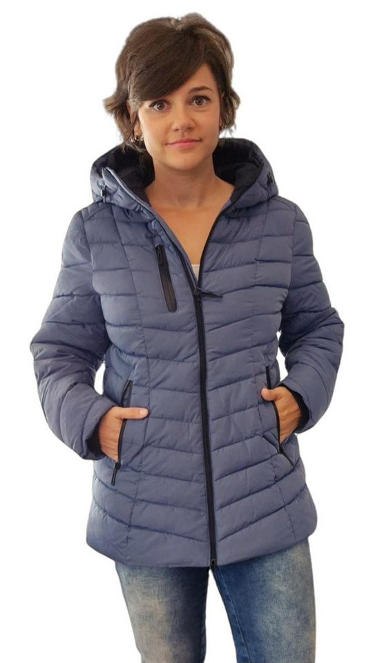 BLUE FLAME Steppjacke 60-307 Long-Steppjacke mit Kapuze Jacke fällt klein aus, bitte eine Gr. größer bestellen BLUE FLAME Steppjacke 60-307 Long-Steppjacke mit Kapuze Jacke fällt klein aus, bitte eine Gr. größer bestellen von BLUE FLAME