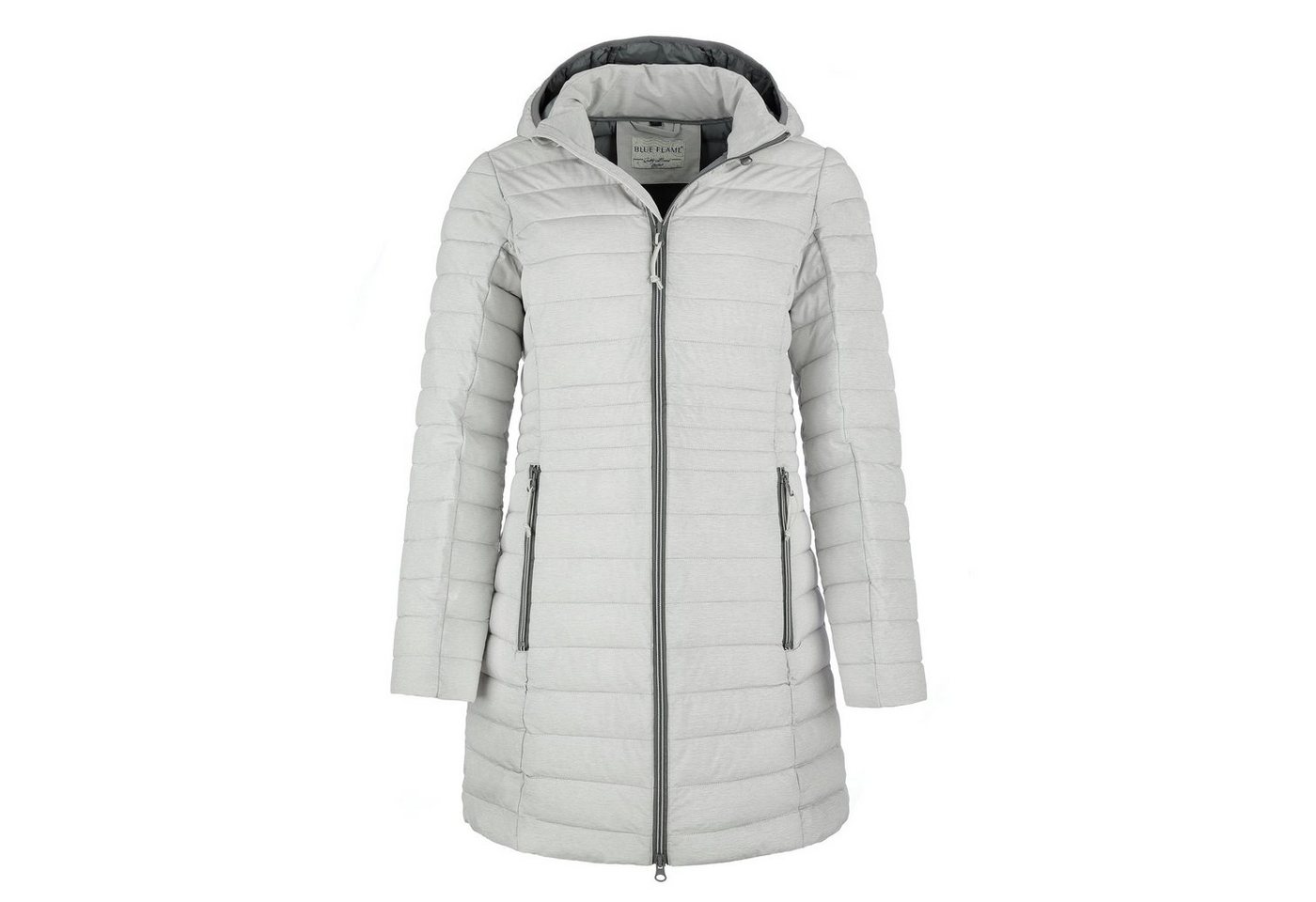 BLUE FLAME Steppjacke Damen Outdoor-Jacke gesteppt mit abnehmbarer Kapuze von BLUE FLAME