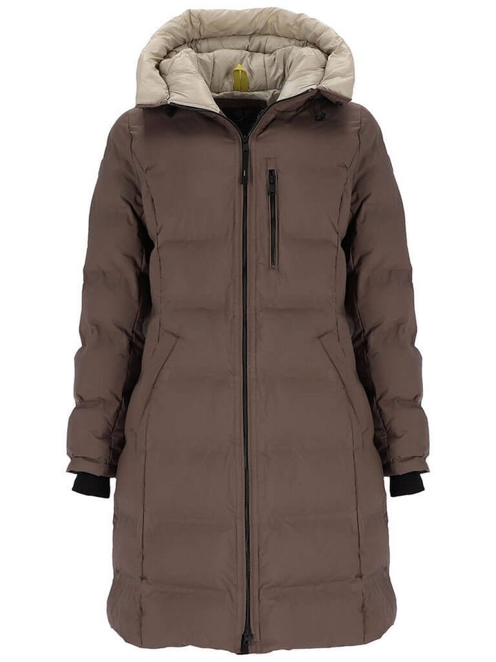 BLUE FLAME Steppmantel Damen Steppjacke Lang mit Kapuze und Chintzfutter BLUE FLAME Steppmantel Damen Steppjacke Lang mit Kapuze und Chintzfutter von BLUE FLAME