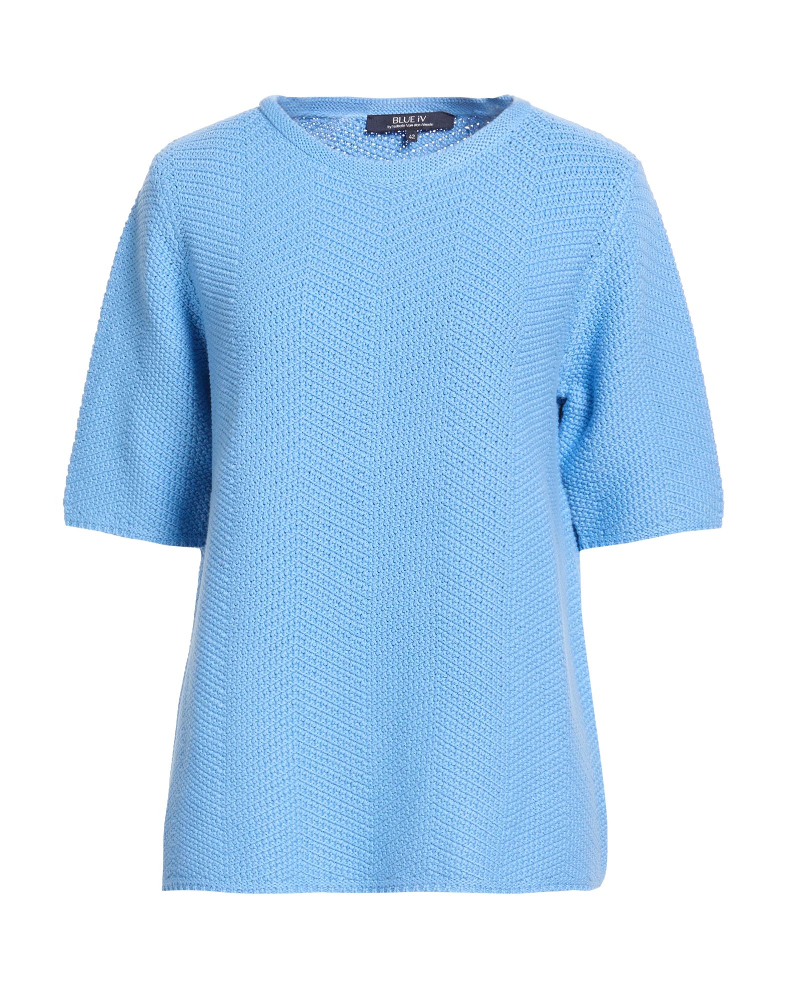BLUE IV by ISABELLE VAN DEN ABEELE Pullover Damen Himmelblau von BLUE IV by ISABELLE VAN DEN ABEELE