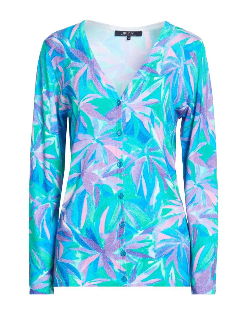 BLUE IV by ISABELLE VAN DEN ABEELE Strickjacke Damen Azurblau von BLUE IV by ISABELLE VAN DEN ABEELE