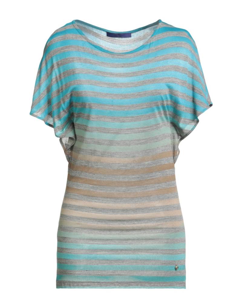 BLUE LES COPAINS T-shirts Damen Azurblau von BLUE LES COPAINS