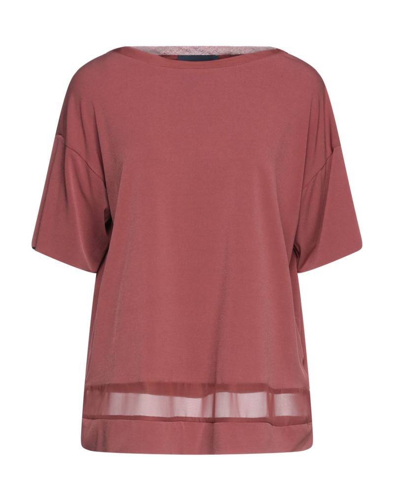 BLUE LES COPAINS T-shirts Damen Rostrot von BLUE LES COPAINS