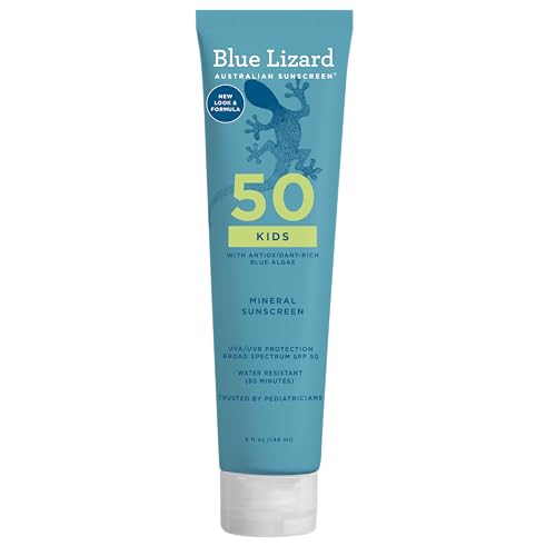 BLUE LIZARD Kids Sunscreen Lotion SPF 50+ 5oz Tube, cream (F62450) von BLUE LIZARD