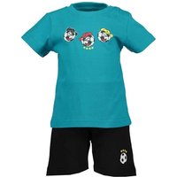 BLUE SEVEN Boys 2er Set T-Shirt + Capri Hose Lagune von BLUE SEVEN