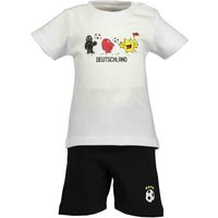 BLUE SEVEN Boys 2er Set T-Shirt + Capri Hose Weiss von BLUE SEVEN