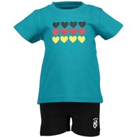 BLUE SEVEN Girls 2er Set T-Shirt + Capri Hose Lagune von BLUE SEVEN