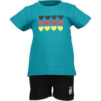 BLUE SEVEN Girls 2er Set T-Shirt + Capri Hose Lagune von BLUE SEVEN