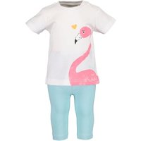 BLUE SEVEN Girls 2er Set T-Shirt + Capri Hose Weiss von BLUE SEVEN