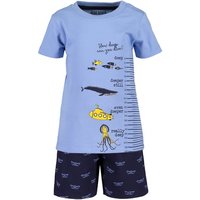 BLUE SEVEN Girls 2er Set T-Shirt + Shorts Hellblau von BLUE SEVEN