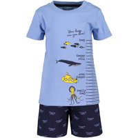 BLUE SEVEN Girls 2er Set T-Shirt + Shorts Hellblau von BLUE SEVEN