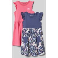Blue Seven Kleid mit Rüschenbesatz im 2er-Pack in Koralle, Größe 128 Blue Seven Kleid mit Rüschenbesatz im 2er-Pack in Koralle, Größe 128 von BLUE SEVEN