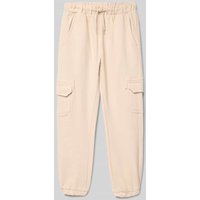 Blue Seven Regular Fit Sweatpants mit Eingrifftaschen in Stein, Größe 128 Blue Seven Regular Fit Sweatpants mit Eingrifftaschen in Stein, Größe 128 von BLUE SEVEN