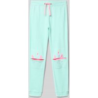 Blue Seven Regular Fit Sweatpants mit elastischem Bund in Helltuerkis, Größe 116 von BLUE SEVEN