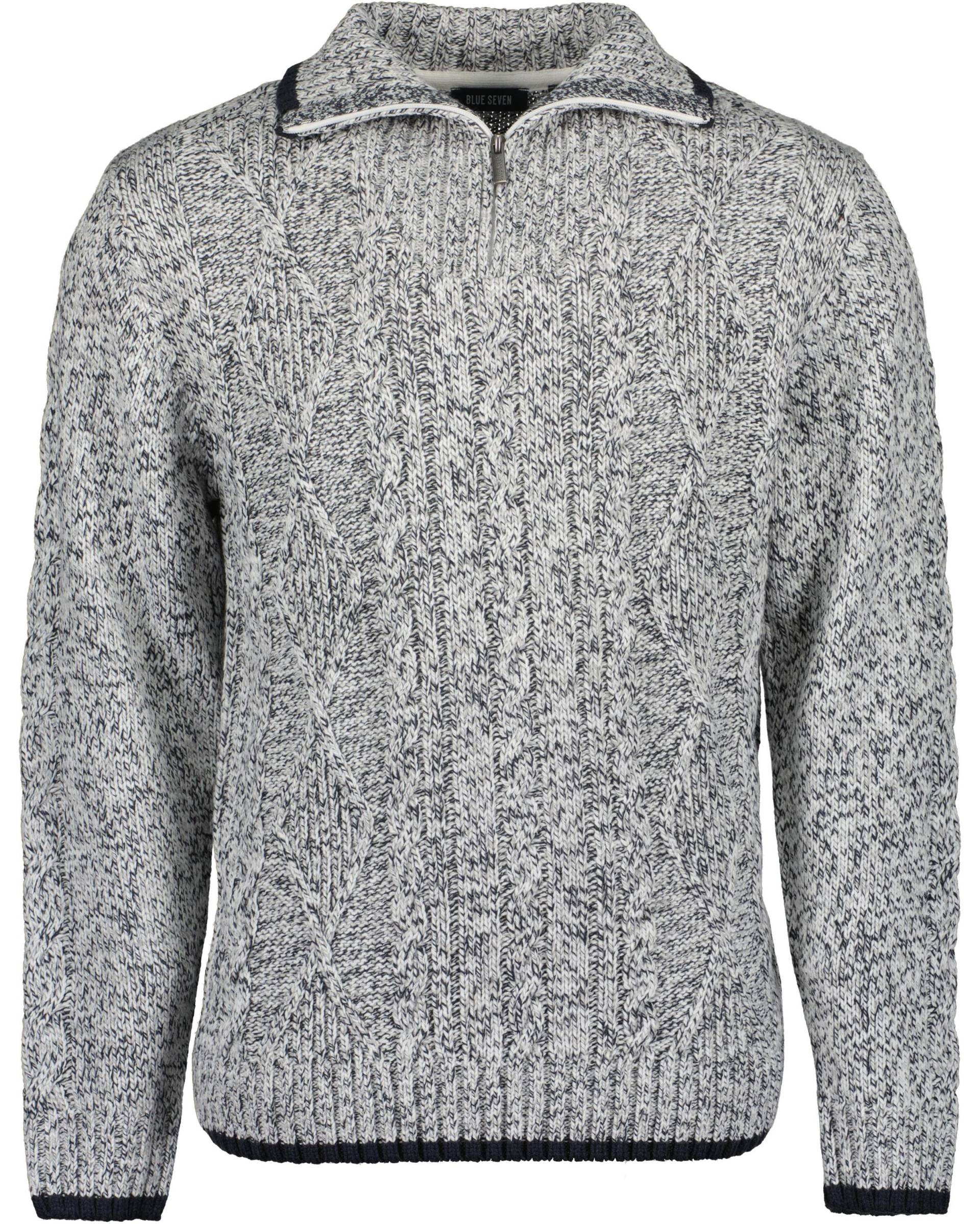 Blue Seven Strickpullover "Blue Seven Herren Troyer Pullover ESSENTIAL", (1 tlg.) von BLUE SEVEN