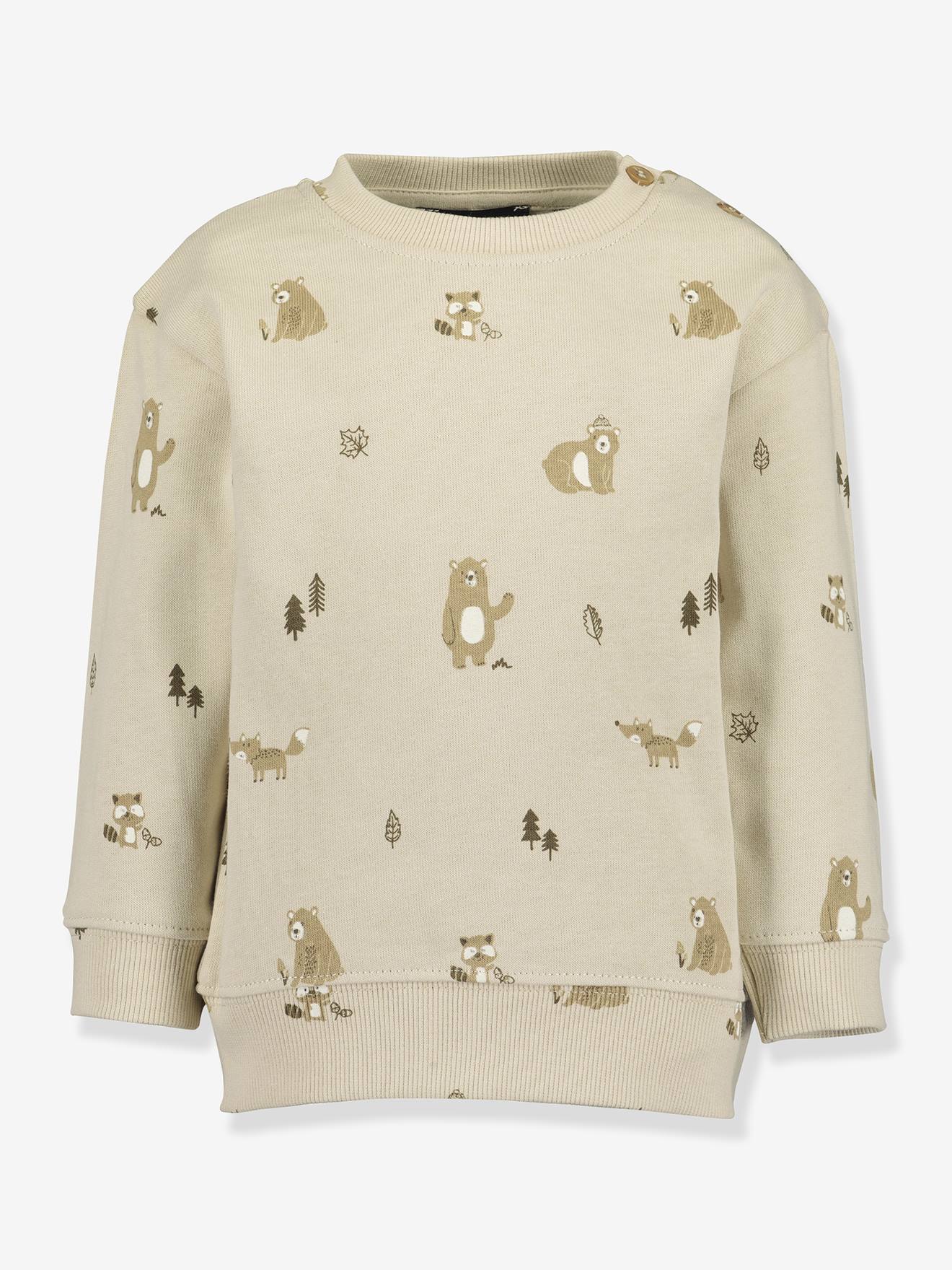 Jungen Baby Sweatshirt mit Waldtieren BLUE SEVEN von BLUE SEVEN