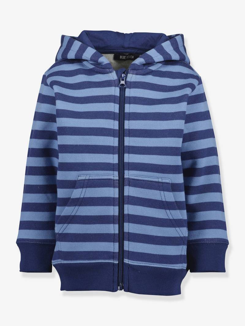 Jungen Sweatjacke mit Kapuze und Ringelmuster BLUE SEVEN Jungen Sweatjacke mit Kapuze und Ringelmuster BLUE SEVEN von BLUE SEVEN