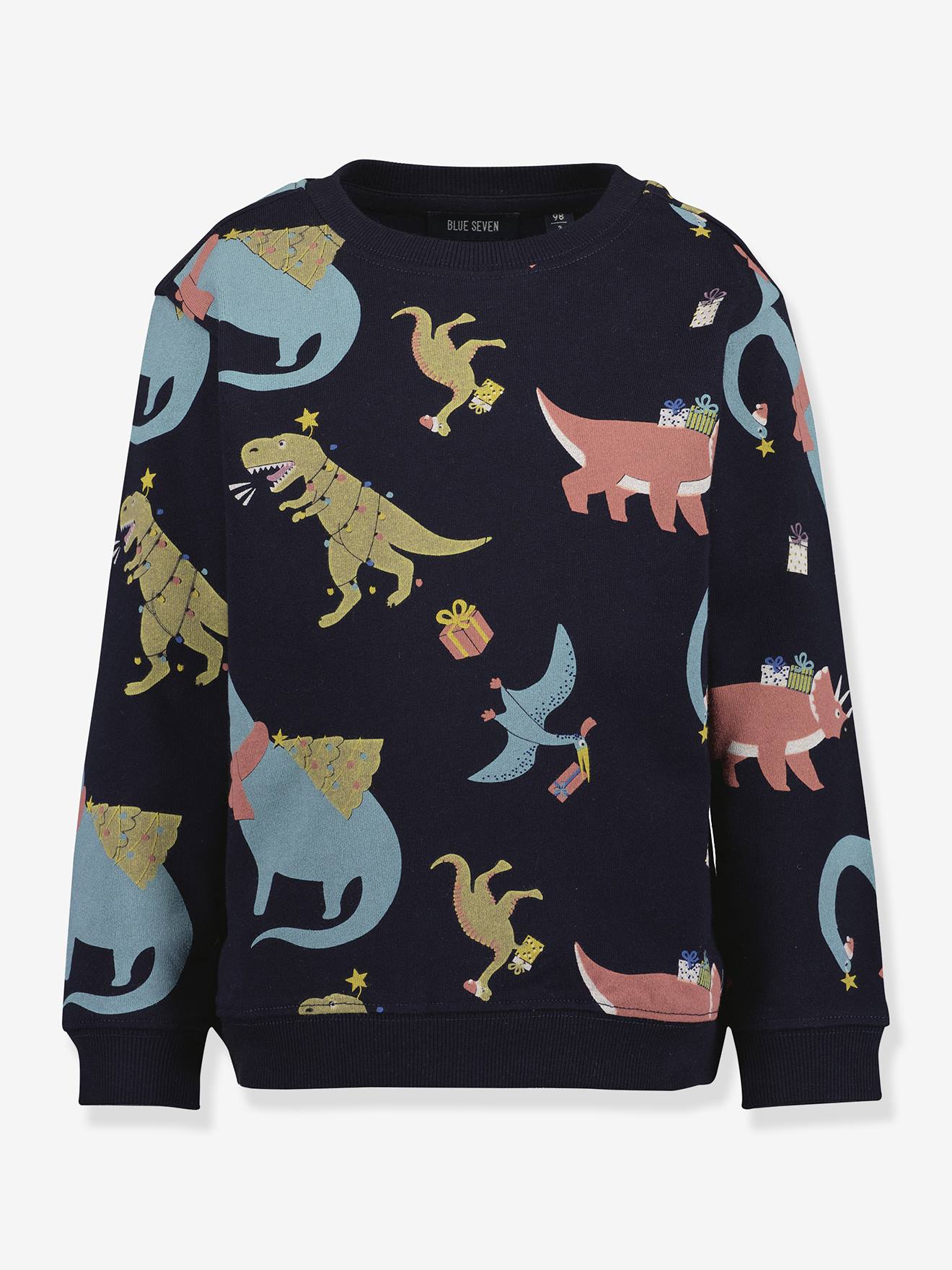 Jungen Sweatshirt Weihnachts-Dino BLUE SEVEN von BLUE SEVEN