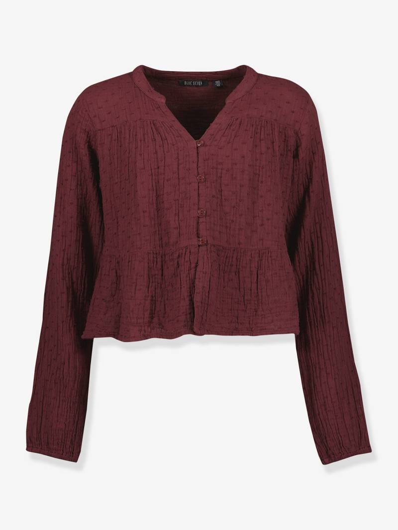 Kurze Mädchen Bluse mit Volantsaum BLUE SEVEN von BLUE SEVEN