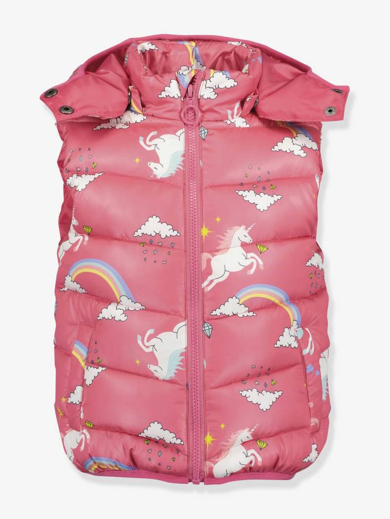 Mädchen Einhorn-Steppweste mit Kapuze BLUE SEVEN von BLUE SEVEN