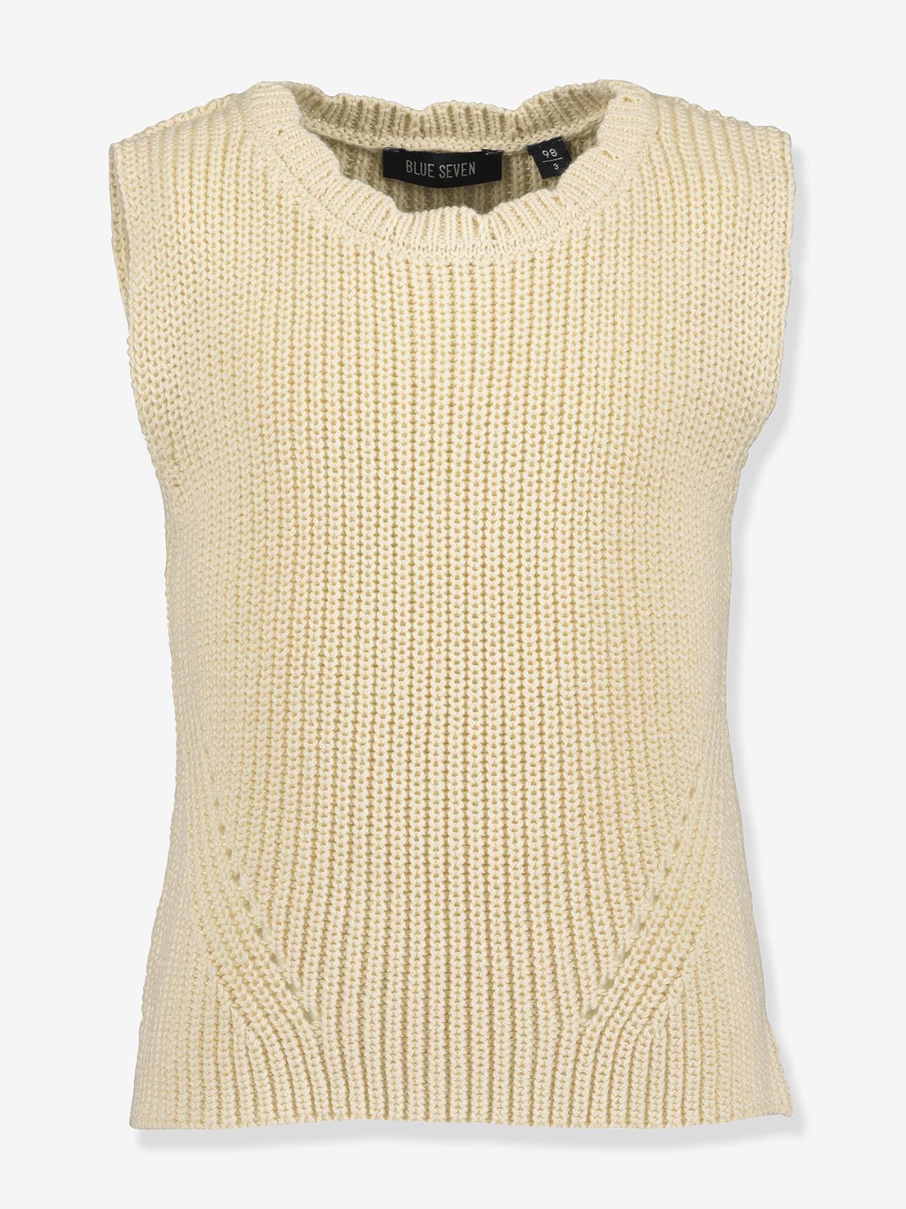 Mädchen Pullunder aus Baumwollstrick BLUE SEVEN von BLUE SEVEN