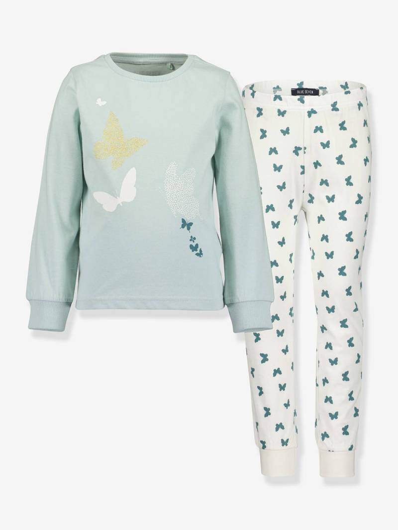Mädchen Schlafanzug Schmetterlinge BLUE SEVEN englisch von BLUE SEVEN