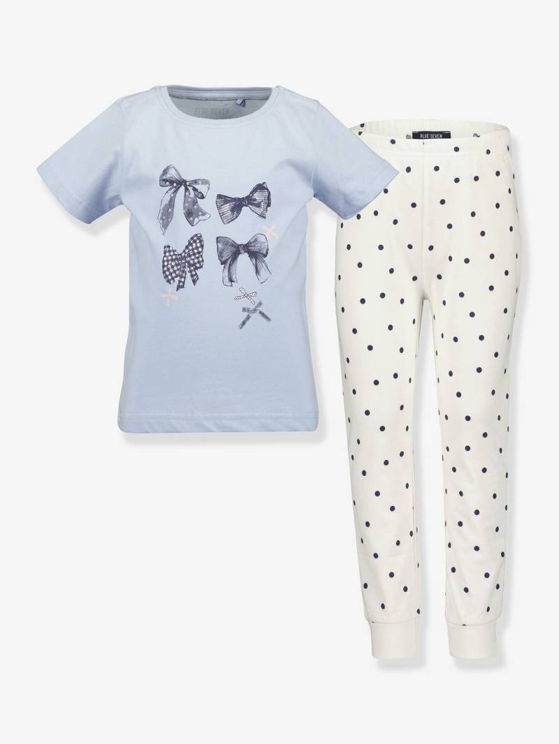 Mädchen Schlafanzug mit kurzen Ärmeln BLUE SEVEN helles von BLUE SEVEN