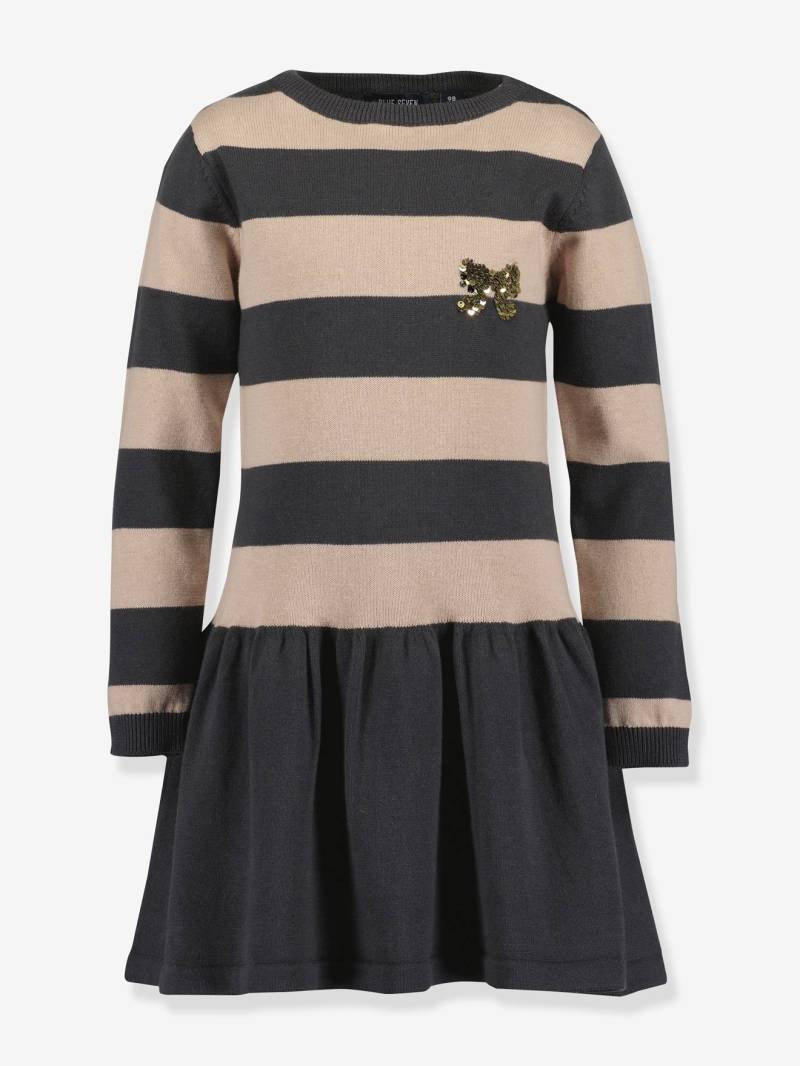 Mädchen Strickkleid mit Pailletten-Schleife BLUE SEVEN von BLUE SEVEN