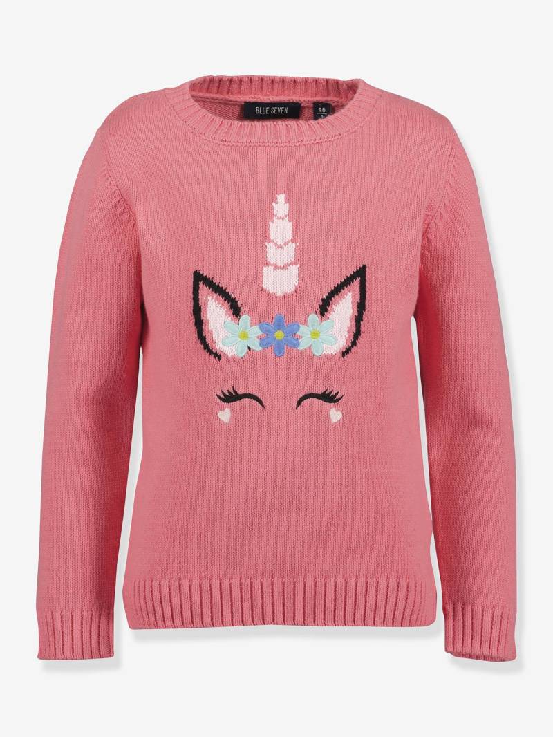 Mädchen Strickpullover mit Einhornmotiv BLUE SEVEN von BLUE SEVEN