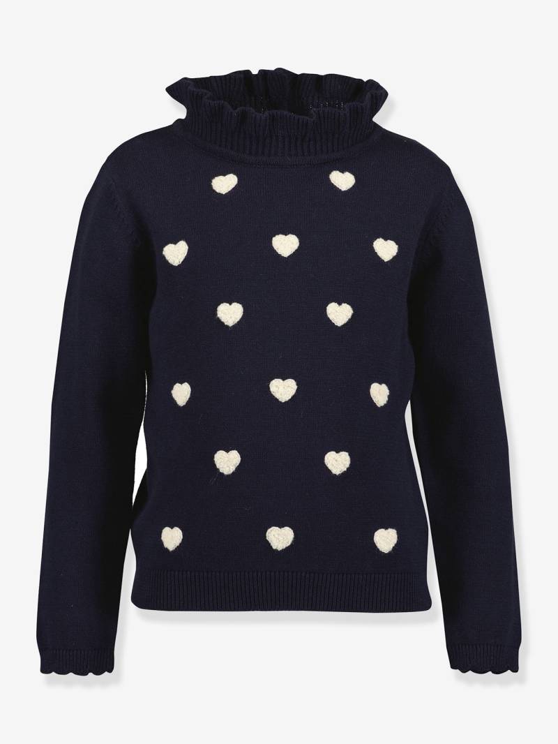 Mädchen Strickpullover mit Jacquard-Herzen BLUE SEVEN von BLUE SEVEN