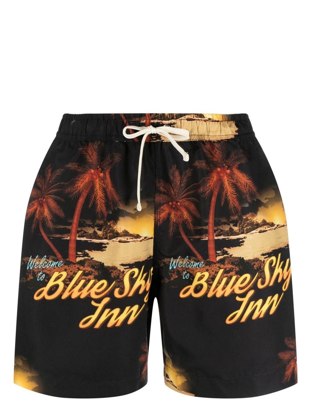 BLUE SKY INN Badeshorts mit grafischem Print - Schwarz von BLUE SKY INN