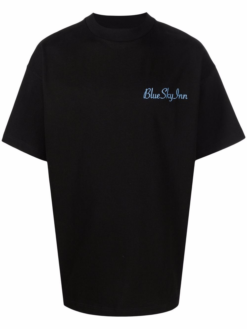 BLUE SKY INN T-Shirt mit Logo-Stickerei - Schwarz von BLUE SKY INN