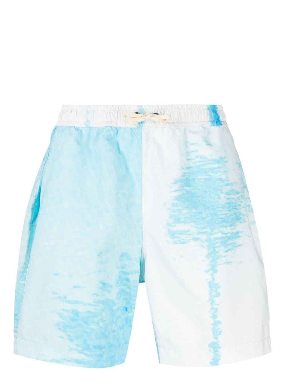 BLUE SKY INN Badeshorts mit abstraktem Print - Blau von BLUE SKY INN