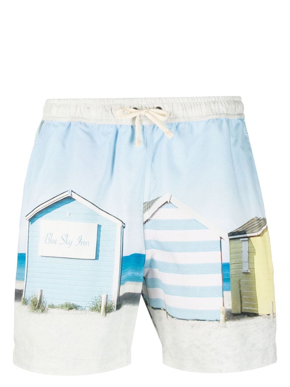 BLUE SKY INN Badeshorts mit grafischem Print - Blau von BLUE SKY INN