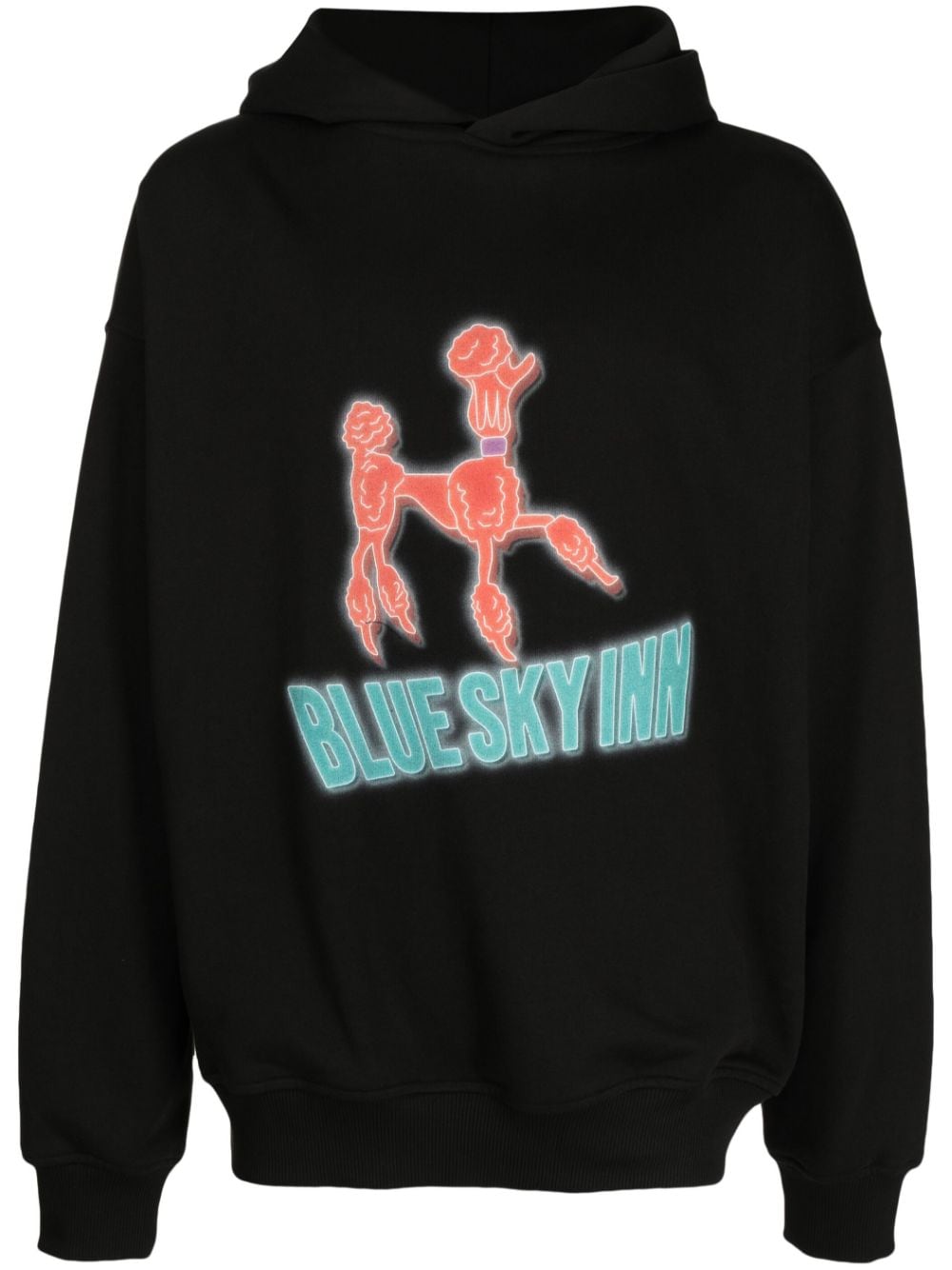 BLUE SKY INN Hoodie mit Logo-Print - Schwarz von BLUE SKY INN