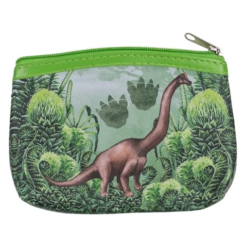 BLUECHOLON Federmäppchen Dinosaurier aus PVC, Federmäppchen mit Reißverschluss, Mäppchen für Mädchen, Jungen, Jungen, Tyrannosaurio Rex, Triceratops, Stegosaurus Brachiosaurus, Geldbörse von BLUECHOLON