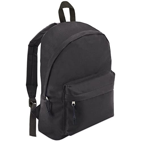 BLUECHOLON Kinderrucksack für Jungen, Mädchen, Schulrucksack für Damen, 15 l., Schwarz , S von BLUECHOLON