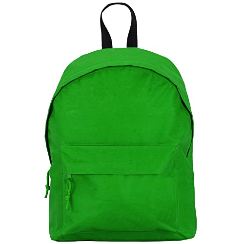 BLUECHOLON Kinderrucksack für Jungen, Mädchen, kleine Schultasche, für Herren, Damen, 13,5 l., grün von BLUECHOLON