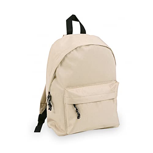 BLUECHOLON Kinderrucksack für Jungen, Mädchen, kleine Schultasche, für Herren, Damen, 13 l., beige von BLUECHOLON