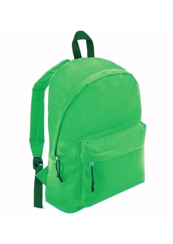 BLUECHOLON Kinderrucksack für Jungen, Mädchen, kleine Schultasche, für Herren, Damen, 15 l., grün, S von BLUECHOLON