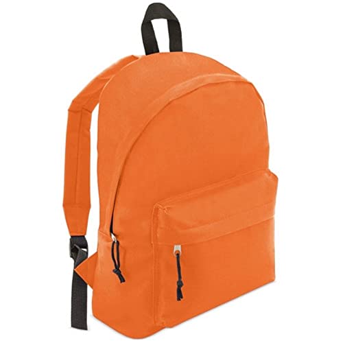 BLUECHOLON Kinderrucksack für Jungen, Mädchen, kleine Schultasche, für Herren, Damen, 15 l., orange, S von BLUECHOLON