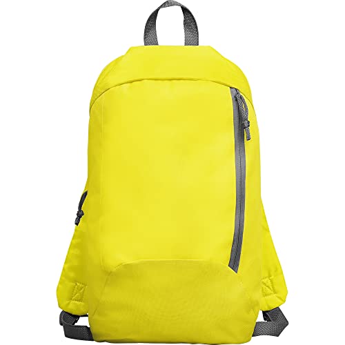 BLUECHOLON Rucksack für Herren, Damen, klein, leicht, kompakt, 7 l., gelb, L von BLUECHOLON