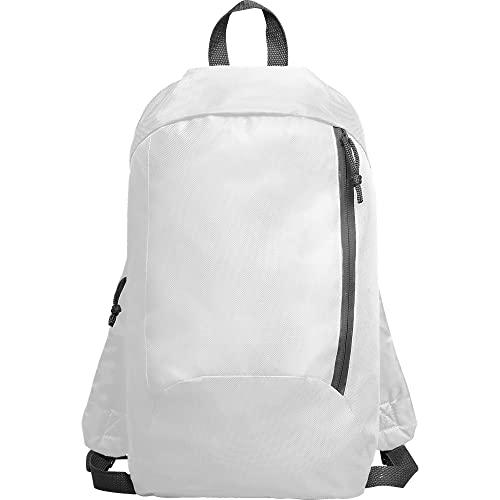 BLUECHOLON Rucksack für Herren, Damen, klein, leicht, kompakt, 7 l., weiß, L von BLUECHOLON