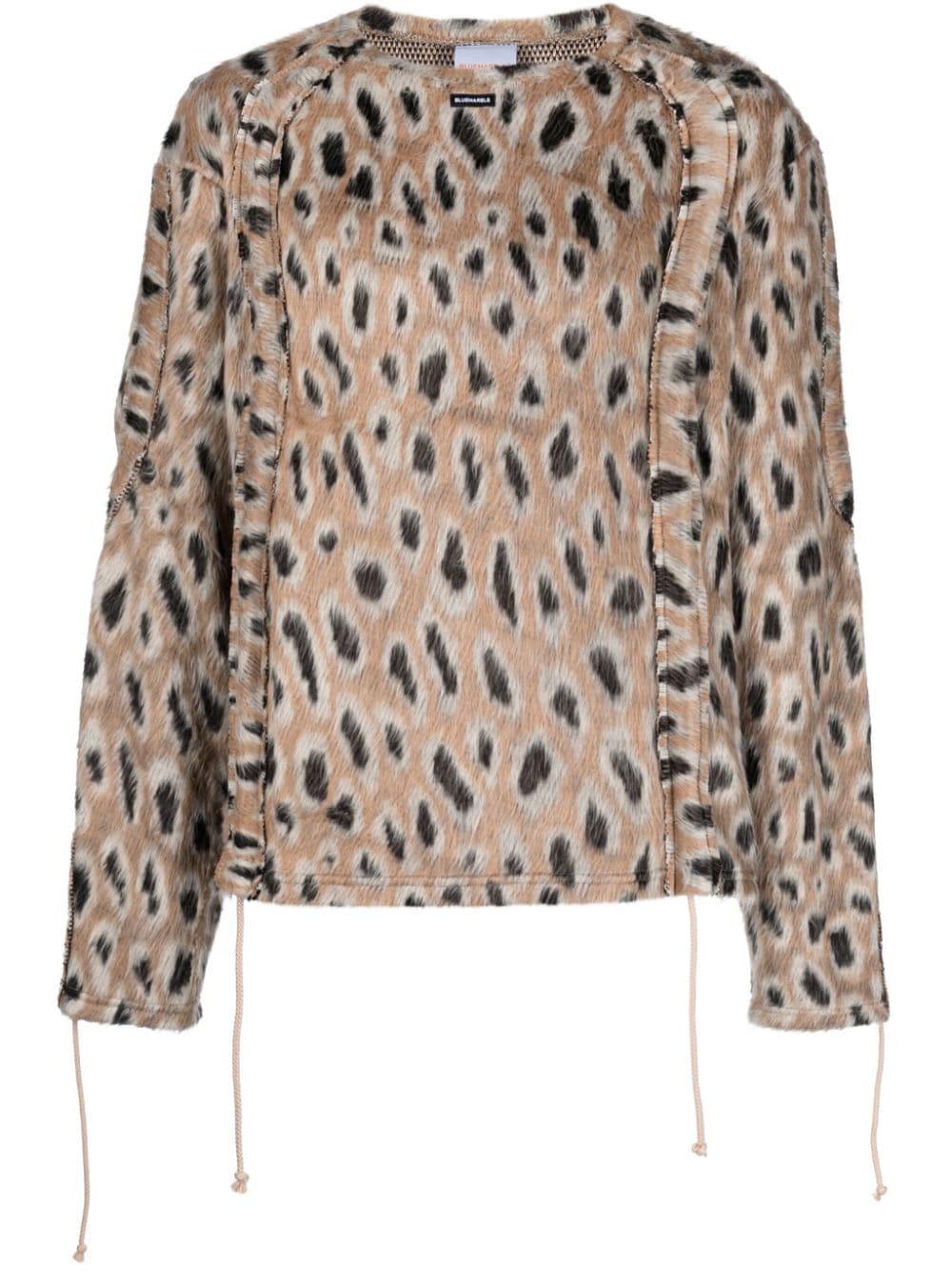 BLUEMARBLE Pullover mit Leoparden-Print - Nude von BLUEMARBLE