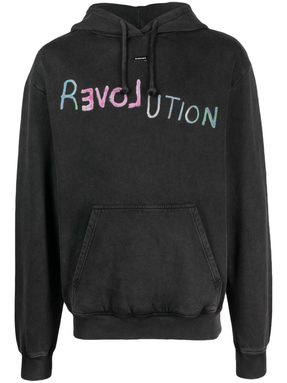 BLUEMARBLE Hoodie mit Text-Print - Schwarz von BLUEMARBLE